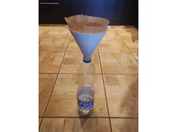 IPA Recyling Funnel with screw on thread for typical bottles