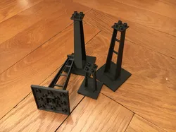 Lego Monorail Supports/Stanchions - now no support material