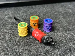 Nuclear Waste Barrel EDC Bead