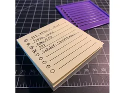 Post-It todo list stencil