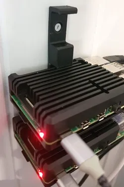 Raspberry Pi Armor Case Wall Mount