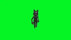 Running [Cartoon Cat]