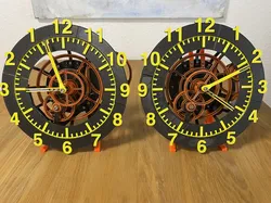 Silent Wall and Desk Clock