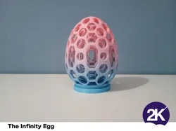 The Infinity Egg, funny decoration, no supports needed