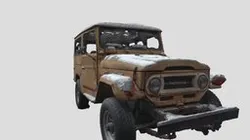 Vintage Toyota Snowy & Frozen