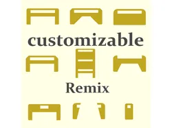 costumazible stand Legs (Remix from Monitor stand Legs)