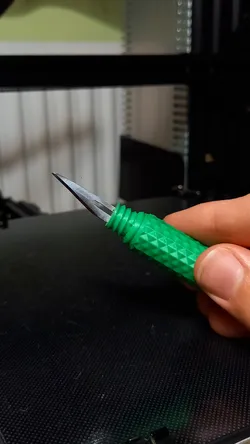 Exacto Knife Keychain