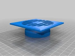 Floor rain drain 97x97mm