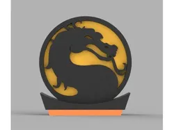 Mortal Kombat Medallion With Stand