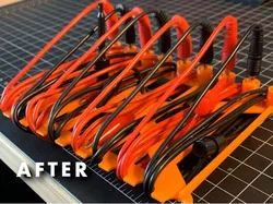 Power Supply or Multimeter Test Lead Organizer