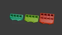 TT SpaceMouse V2 - mounting for 4/8 MX Switch adapter [45 degree angle]