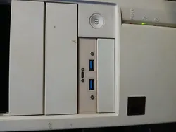 3.5" floppy drive bay cover with USB c and USB 3.0