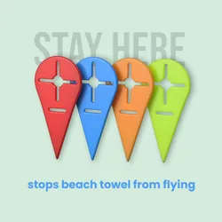 Beach towel clip to prevent towel Flying | for sand and grass | PLS READ THE DESCRIPTION