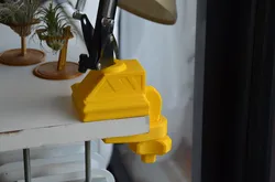 Desk lamp clamp holder mount