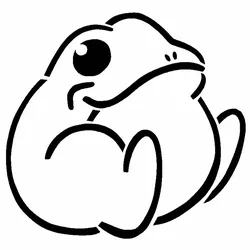 Free Digital Art STL Download - Frog stencilby SMT_M 🦊