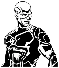 gratuită de Digital Art STL Descărcare - Șablonul The Flash 2 - SMT_M 🦊