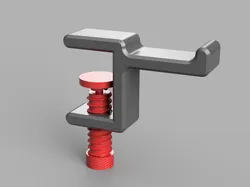 Headphone holder higher version (no support, no screws)