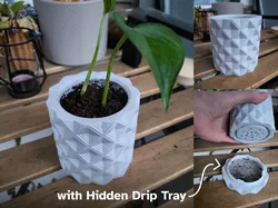Karo Cascade Planter with Hidden Drip Tray