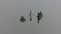Low poly Pine asset