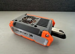 [M3 screws + fan cover] Remix for Raspberry Pi 4 case