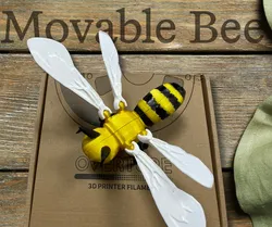 Movable 3D Bee Model – Snap-on Wings for Education