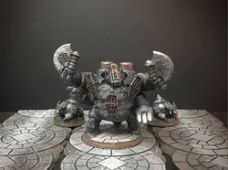 Netherforge Badger King (28mm/Heroic scale)
