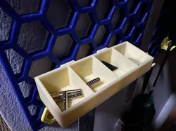 Parametric customizable multisection HSW bin/tray storage