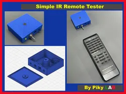 Probador de Control Remoto IR Simple - Modelo de impresión 3D gratuito