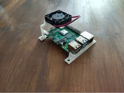 Raspberry Pi Wall Holder (with 40mm Fan)