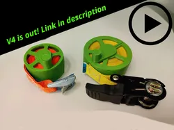 Ratchet strap reel (clicky assembly)
