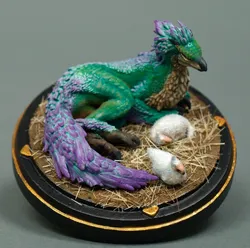 Resting Seikret from Monster Hunter Wilds