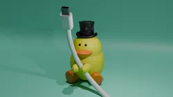 Soporte de cable - Pato