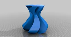 5 Sided Twist Vase