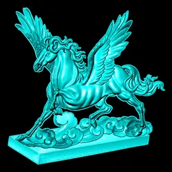 Angel horse for jewelry - Angel horse ring - Winged horse - N306