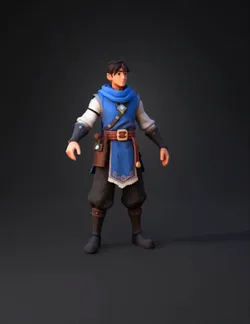 create 2 5 d fantasy hero character