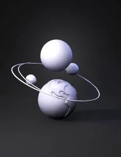 create a sun moon and earth rotation in in orbits mechanical model