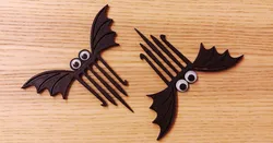 Cute Halloween bat comb