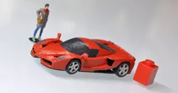 Ferrari Enzo rims for 1/87 scale (H0)