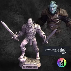 Fighter - Raddick the  Firbolg Fighter (Firbolg Fighter with two swords / 5e Fighter)