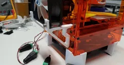 Filament cooling fan holder for Mini Fabrikator