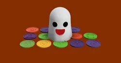 Ghost case and Halloween coasters