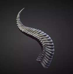 HORN2 high poly sculpt 3D model