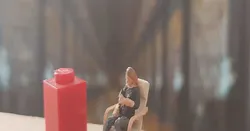 IKEA Poäng 1/87 scale (H0)