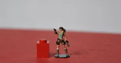 Lara Croft 1/87 scale (H0)