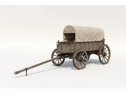 Old frontier wagon