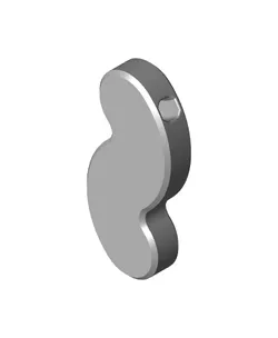 Squiggle Zipper Pull
