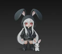 The rabbit girl