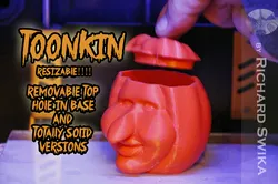 Toonkin 3D Sculpted Halloween Pumpkin Decoration