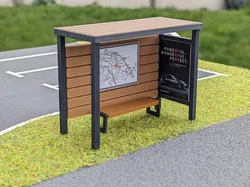 Bus Shelter - 1:43 scale