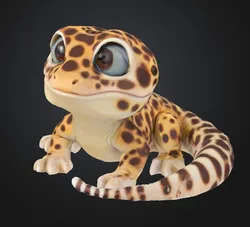 Cute baby gecko